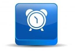 Clock icon on the contact us page of Nivom Realty